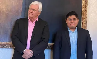 Huéspedes Distinguidos a los poetas Rafael Soler y Alejandro Rejón. Foto S24H