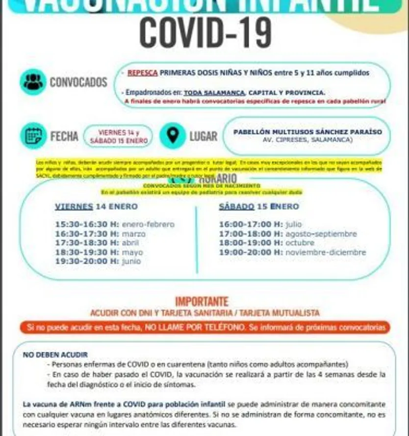 Repesca niños de 5 a 11 años
