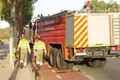 Un incendio obliga a intervenir a los servicios de emergencia cerca de un hotel de Santa Marta de Tormes