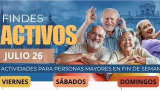 Cartel de la iniciativa 'Findes Activos' para el mes de julio - Ayuntamiento de Salamanca