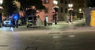 La Policía Local de Salamanca, en labores de vigilancia. FOTO DE ARCHIVO