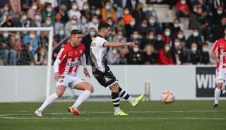 Montes, en el duelo ante la SD Logroñés / FOTO SALAMANCA24HORAS.COM
