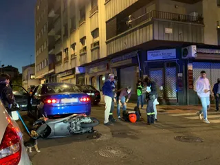 Motorista herido