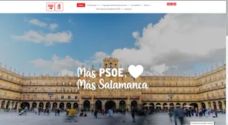 Nueva página web del Partido Socialista en Salamanca. Foto PSOE Salamanca