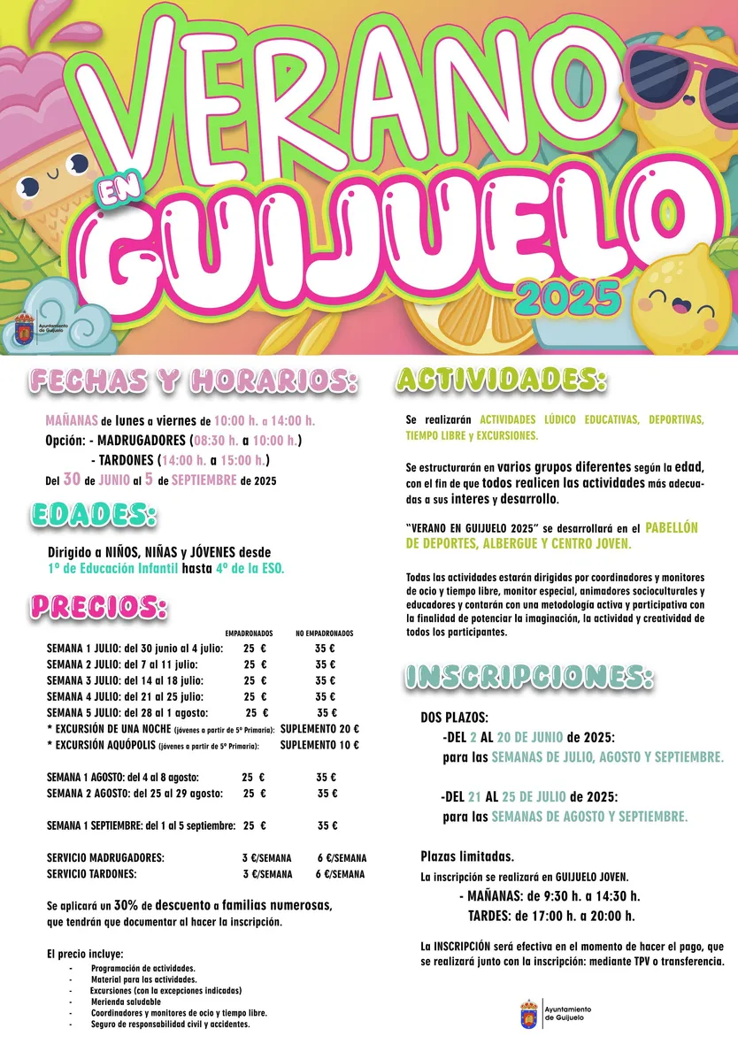 Verano en Guijuelo 2025