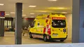 Ambulancia en el hospital de Salamanca