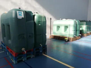 Santa Marta instala estanques de agua para los vecinos