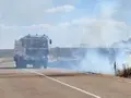 Incendio en la carretera de las Veguillas