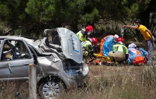 Accidente de tráfico en Espeja (1)