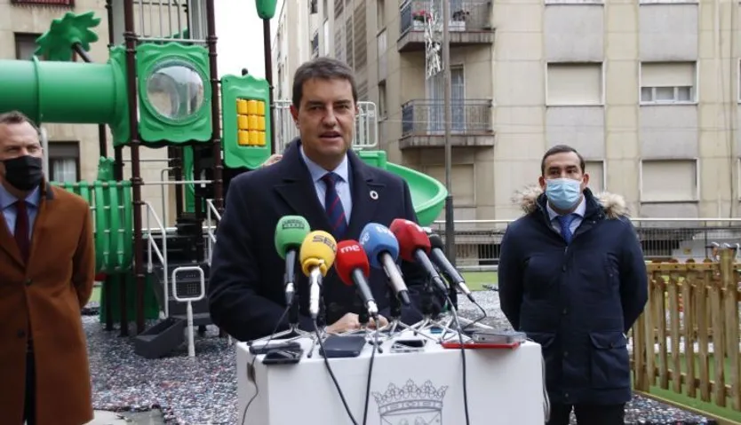 Ángel Ibáñez, visita las inversiones con cargo a los Fondos de Cooperación de la Junta de Castilla y León en Salamanca.
