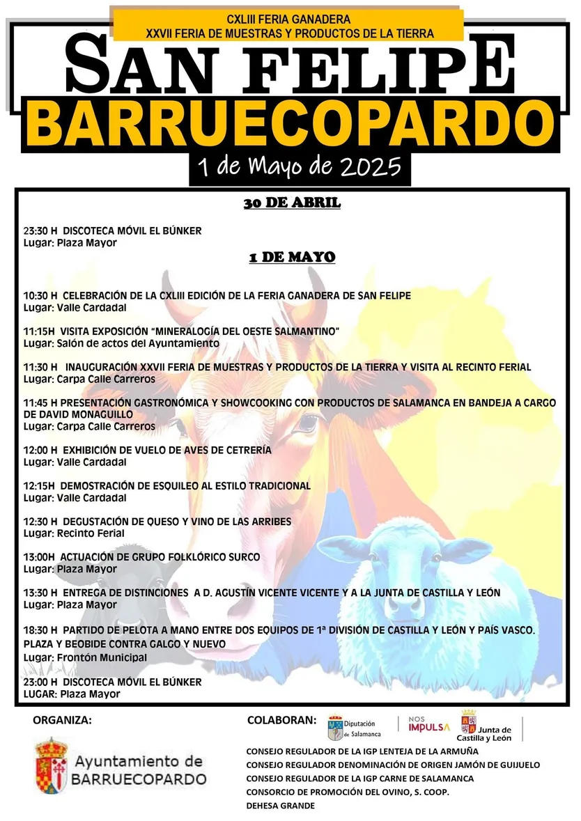Feria de San Felipe Barruecopardo cartel