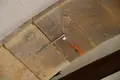 Fisurómetro instalado en una de las bóvedas de la Plaza Mayor