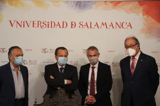 Reunión del Consejo de Cuentas de Castilla y León y la Universidad de Salamanca