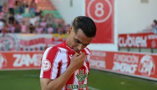 Dani Hernández, en su despedida con el Zamora CF | FOTO MARÍA LORENZO