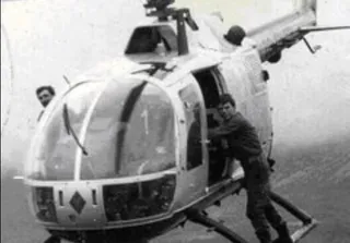 Helicóptero de la Unidad Antiterrorista Rural