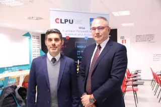 El director de la Agencia Espacial Española visita el CLPU