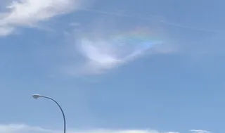 Nubes iridiscentes en el cielo de Salamanca (5)