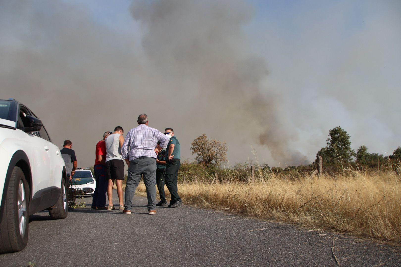 El incendio de Cipérez (IGR2) llega hasta Cerezal de Puertas