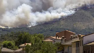 Declarada la emergencia de interés nacional en Ávila y Madrid por los incendios - Salamanca 24 horas desde un avión