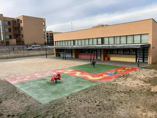 Nuevo patio del colegio La Ladera de Carbajosa
