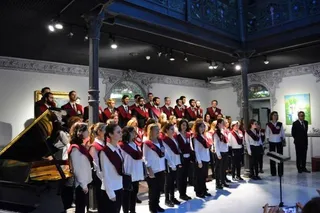 Coro de la Universidad en el concierto de Navidad