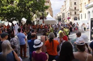 Batucada por las calles de Salamanca