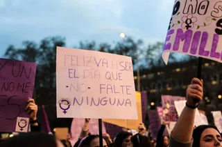 Una manifestación el pasado 8 M. | Ep