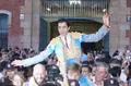 Marco Pérez, corneado en Santander tras cortar una oreja a su primer toro