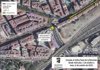 Corte de trafico Tunel de la Television