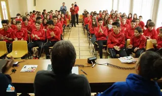 Visita CB Avenida a Colegio Calasanz