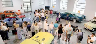 Coleccionistas de aquí del Museo de Historia de Automoción de Salamanca