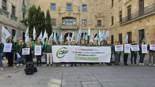 Protestas de CSIF en Salamanca