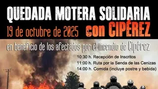 Quedada motera solidaria con Cipérez