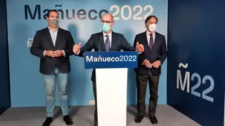 David Mingo, Javier Iglesias y Carlos García Carbayo