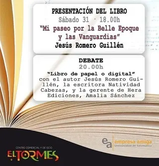 El Tormes acoge un debate sobre el libro de papel o digital