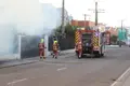 Incendio de un solar en la calle Doctor Fleming. Carbajosa Noticias