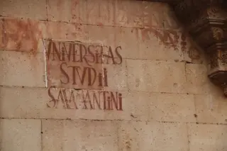 Fachada de la universidad de Salamanca