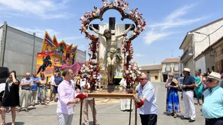 Misa y procesión en las fiestas de Villoruela