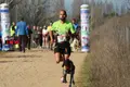 Una de las pruebas de canicross celebradas en Salamanca. 