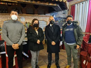 Reunión entre representantes del Ayuntamiento de Pelabravo y AFE.