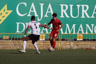 Álvaro Ramos, ante el Salamanca CF UDS | FOTO SALAMANCA24HORAS.COM
