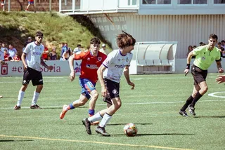 Álvaro Nieto, ante el Numancia B | FOTO SALAMANCA CF UDS
