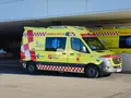 Ambulancia y ambulancias en el hospital de Salamanca. CAUSA. S24H.