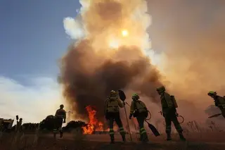 Incendio forestal en San Felices de los Gallegos | Vicente/ICAL