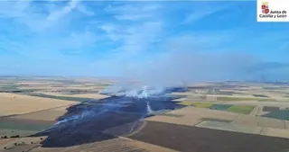 Declaran el nivel 1 por un incendio en Montealegre de Campos | Junta de Castilla y León