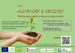 Life Vía de la Plata. Taller sobre siembra de semillas