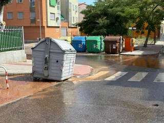 Reventón calle Santa Bárbara