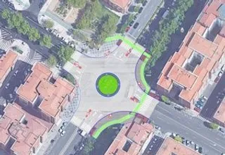 Rotonda Federico Anaya Los Cedros. Foto| Ayuntamiento de Salamanca