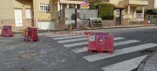 Obras en Camino de Valdepega, Cabrerizos