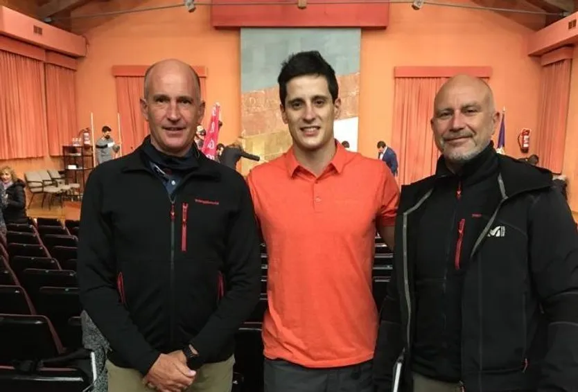 Simón Lucas, Jesús Muñoz y José Carlos Prats. Foto cedida.